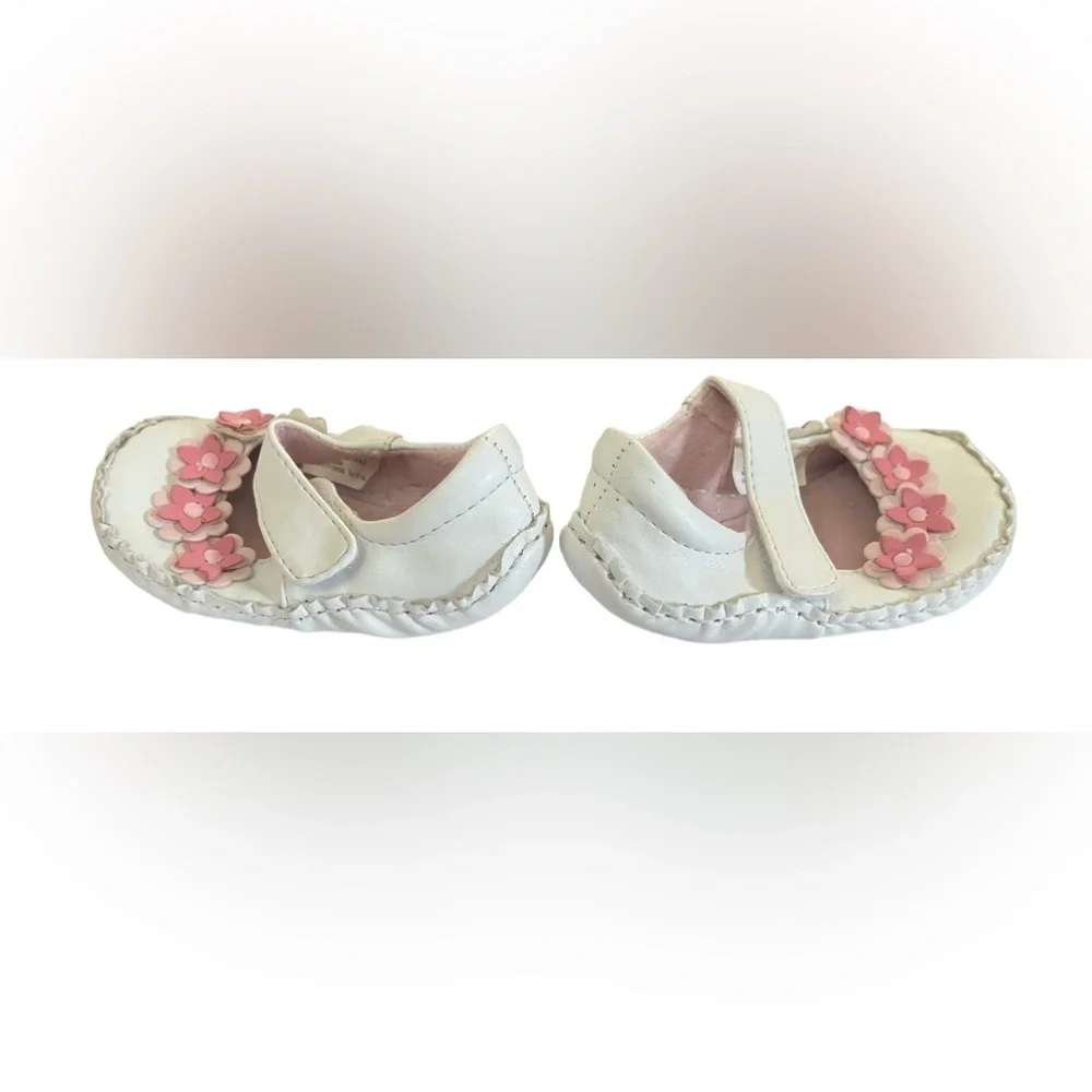 2 pairs koala kids soft sole crib shoes baby girl Sz 3